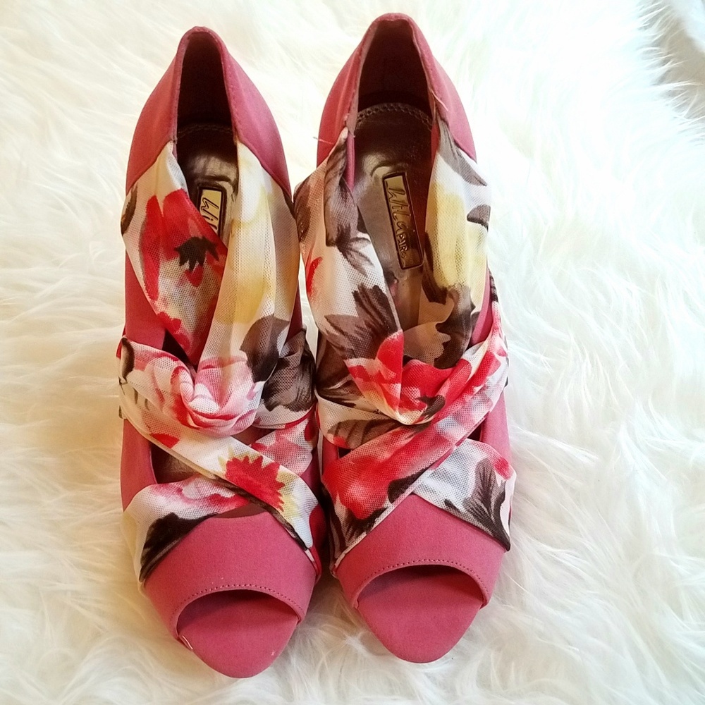 Wild Pair Women's Helena WP Coral Platform Heels